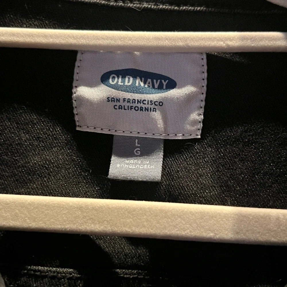 Old Navy Black Denim Jacket - Picture 3 of 3